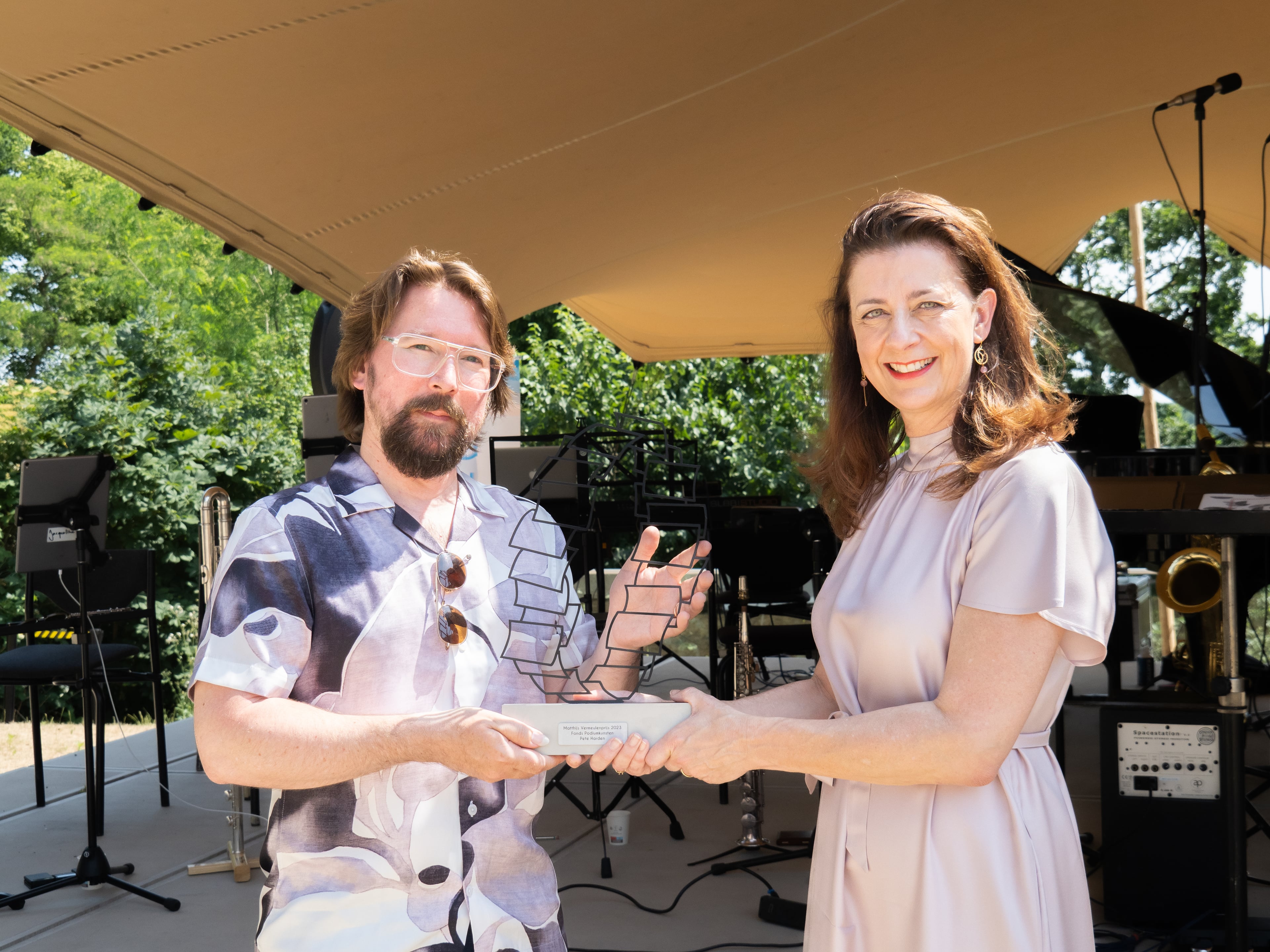 Pete Harden ontvangt de Matthijs Vermeulenprijs 2023